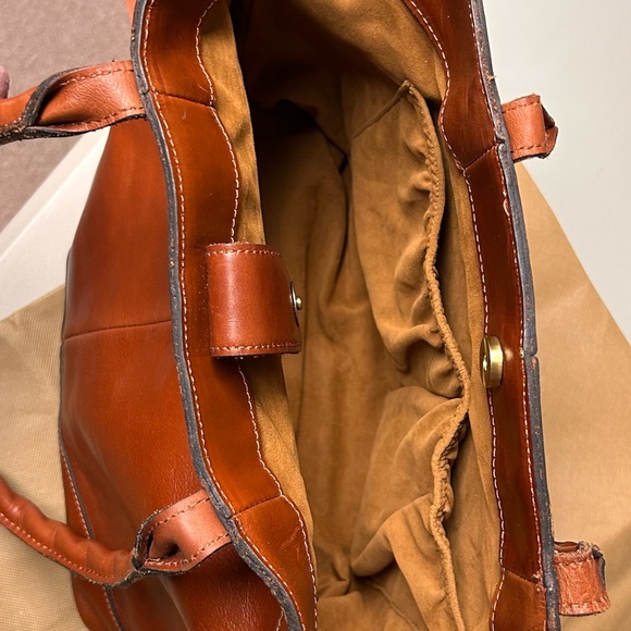 Patricia Nash Brown Leather Mallory Tote Bag with dust bag - Picture 13 of 13